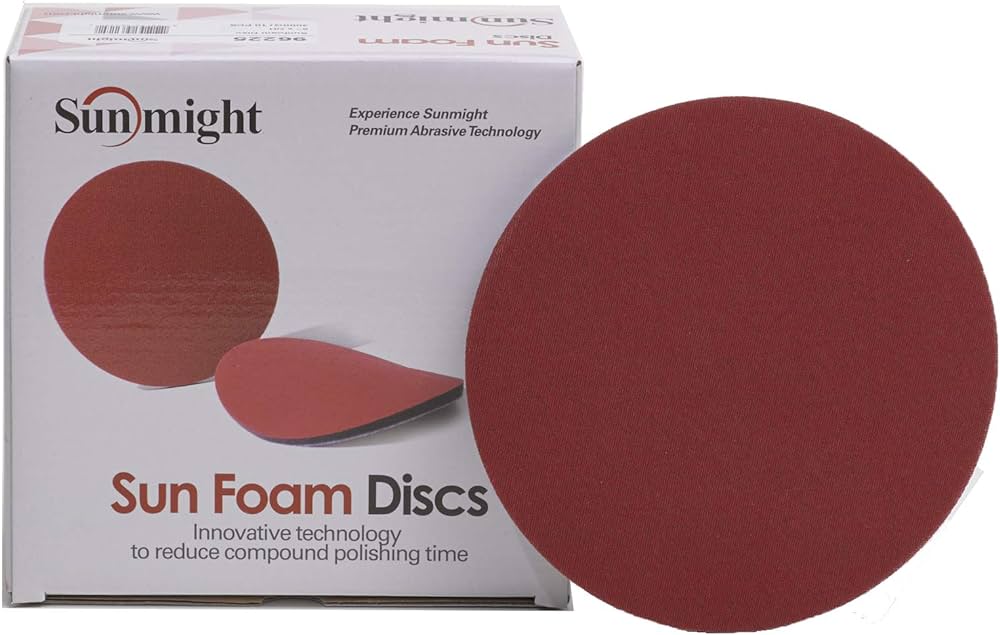 6'' Velcro disc without hole - Sunfoam