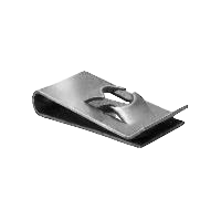 Écrou Plat en U phosphate taille de vis 1/4 - 20 épaisseur de panneau .064 - .125 "