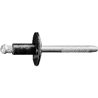 Rivet aveugle spécial FORD 1/4" dia. 3/4" dia. bride pour assemblage de pare-choc- Acier