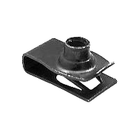Écrou Extrudé en U M6-1.0 Taille de vis 0.80-4.00MM épaisseur panneau, Phosphate