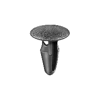 Clip de retenue pour couvert de pare-chocs, longueur 15mm, dia. de tête 13mm