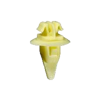 Clip de retenue Toyota pour moulage d'aile et garde-boue, dia. tête 17mm - Nylon Jaune