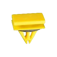 Clip de retenue GM avec scellant pour moulure de panneau de bas de caisse - Nylon jaune