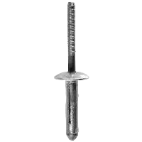 Rivet de spécialité FORD type fendu (split-type) dia. 1/4" prise 3/16"-3/8" - Aluminium