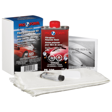 Nécessaire de réparation pour fibre de verre