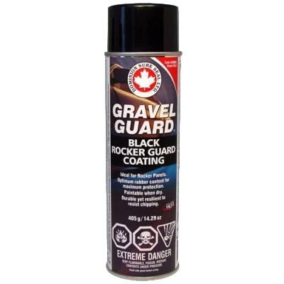 Gravel Guard Black Aerosol Rubberized Rocker Panel Coating