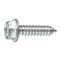 Self-Tapping Hex Screw #14 x 3/4" Washer Head 3/8" Zinc