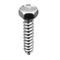 Self-Tapping Screw #10 x 3/4" Hex Head 5/16" Recessed Chromate Zinc