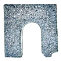 Universal alignment shims 1-3/16" x 1-15/32" slot 5/8" - Zinc