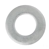 SAE Flat Washer 5/16" Bolt Size 11/32" ID 11/16" OD, Zinc