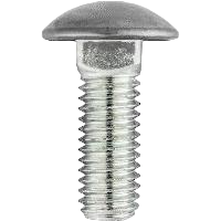 5/16"-18 x 7/8" Zinc Bumper Bolt, Chrome Plated Round Head (No Nut)