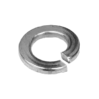 5/16" Locking Split Washer, Zinc