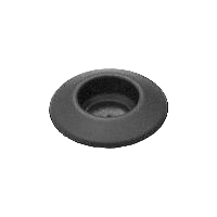 Hollow plastic cap with 1-1/4" hole