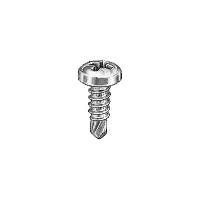 #8 x 1/2" Phillips (Star) TEKS Self-Tapping Screw, Zinc