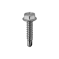 Self-Tapping Screw #8 x 3/4" Hex Head with TEKS Washer, Zinc