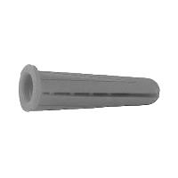 Plastic anchor for screws #4 - #6 drill bit size 3/16", USA