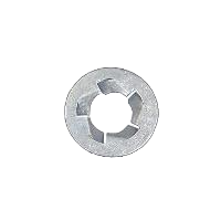 Push-Type Retaining Nut for Bolt, Screw Size 5/16" OD 5/8" Zinc