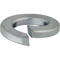 Metric Lock Washer 7mm Zinc DIN 127 OD 12.2mm ID 7.1mm