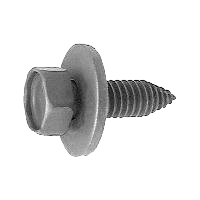 Carriage Bolt 5/16-18 x 1" Ind. HEX SEMS 1/2" dia. Hex 7/8" OD Phosphate Washer