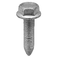 Hexagonal bolt with washer M8-1.25 X 30mm CL 9.8 - Organic zinc