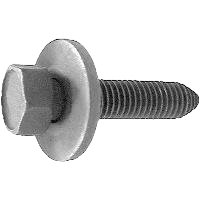 M10-1.5 X 40mm Hex SEMS Bolt with Washer 29mm OD - Phosphate