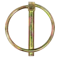 Long pin with ring, Zinc