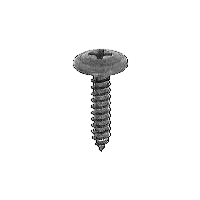 Phillips Self-Tapping Screw M4.2-1.41 x 20mm head TYPE 1A DRIVE w/washer - Black oxide