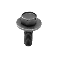 Hexagonal head bolt 6-1.0 X 20mm sems 17mm od - Phosphate