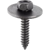 Self-tapping screw M6.3-1.81 x 30mm hex head SEMS w/washer 24mm - Phosphate