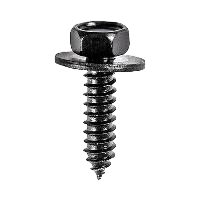 SEMS Hex Head Self Tapping Screw M6.3-1.81 x 25mm washer 17mm OD - Phosphate