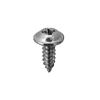 Self-tapping screw M4.2-1.41 x 12MM type 1A DRIVE with washer - Chrome