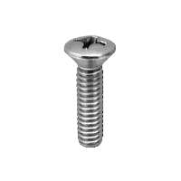 Screw mach. Philips Oval Head 1/4-20 x 1" - 18-8 Stainless Steel