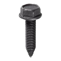 Carriage Bolt M6-1.0 x 25mm Hex Head w/Washer - Phosphate