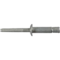 Aluminum Rivet 1/4 dia. Monobolt® protruding head, grip range 0.350-0.625"