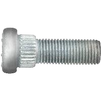 Wheel bolt 7/16-20 grade 8 steel, plated - GM