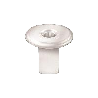 Toyota eyelet dia. 18mm head for M6.3 screws - White nylon