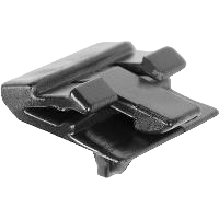 Window molding clip 18mm x 18mm - Black nylon