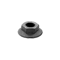 Spin Lock M6-1.0 Lock Nut with Splines - Black Phosphate