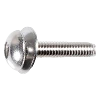 M6 x 26mm Mirror Mounting Screw with 16mm Washer - Chrome