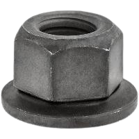 M5-0.8 Hex Nut with Loose Washer 15mm OD - Phosphate