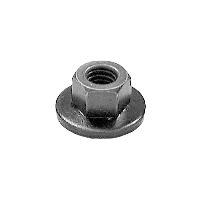 M6-1.0 Hex Nut with Loose Washer 18mm OD - Phosphate