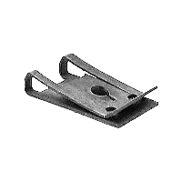 Spring Loaded U-Nut, Phosphate, for #10 Screw Size, 0.025-0.150" Panel Thickness