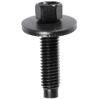 Carriage Bolt M8-1.25 x 33mm Hex. SEMS with washer - Phosphate