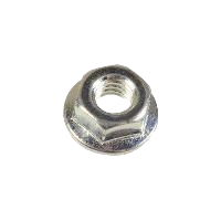 Spin Lock M6-1.0 Lock Nut with Splines, Hex Dia. 14mm - Zinc