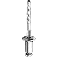 Peel-Type Aluminum Rivet (burst-type shank) 1/4" dia. drive 1/32"-9/64" - GM FORD Chrysler