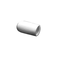 Vinyl vacuum plug for 5/16" dia. tubing - White