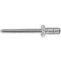 Multi-Grip Pop Rivet, dia. 5/32" drive 1/8"-5/16" - Aluminum/Steel