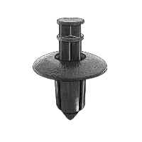 Acura Push-Type Retainer Clip, Dia. head 18mm, for hole 8mm