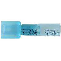 Krimp &amp; Seal Terminal 16-14 Gauge Male Disconnect Wire - Blue