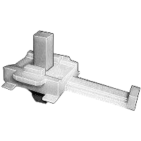 Clip de retenue GM pour moulure de bas de porte latérale arrière - Nylon